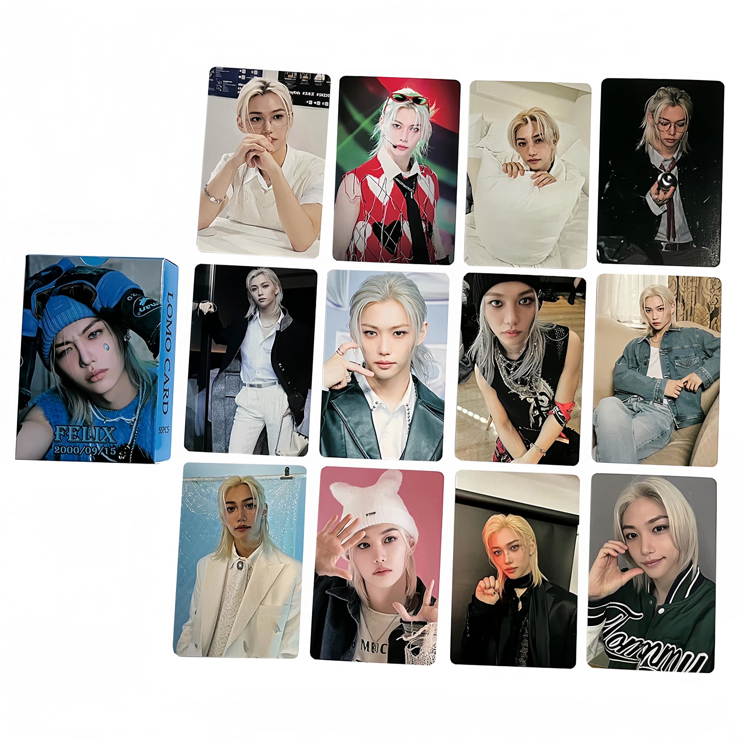 Amazon.co.jp: FOURBOM Felix フォトカードセット - 55枚 Stray Kids